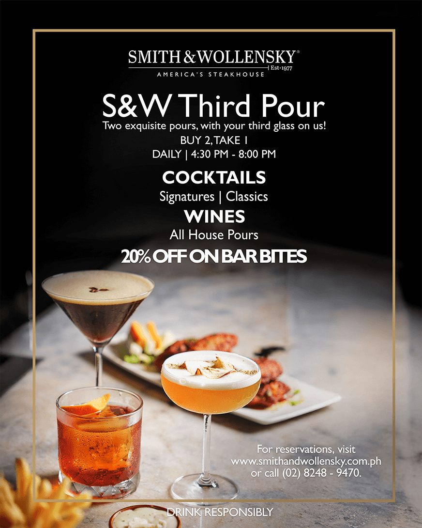 Third Pour Menu
